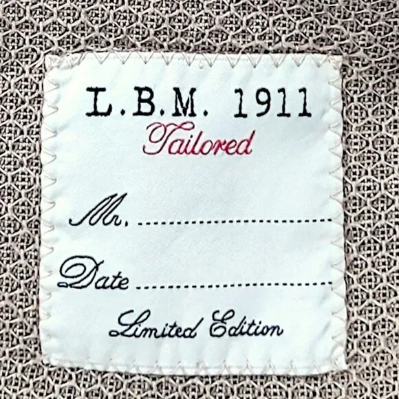 L.B.M. 1911 vintage made in Italy honeycomb textured blazer mens L/XL - Picture 5 of 13